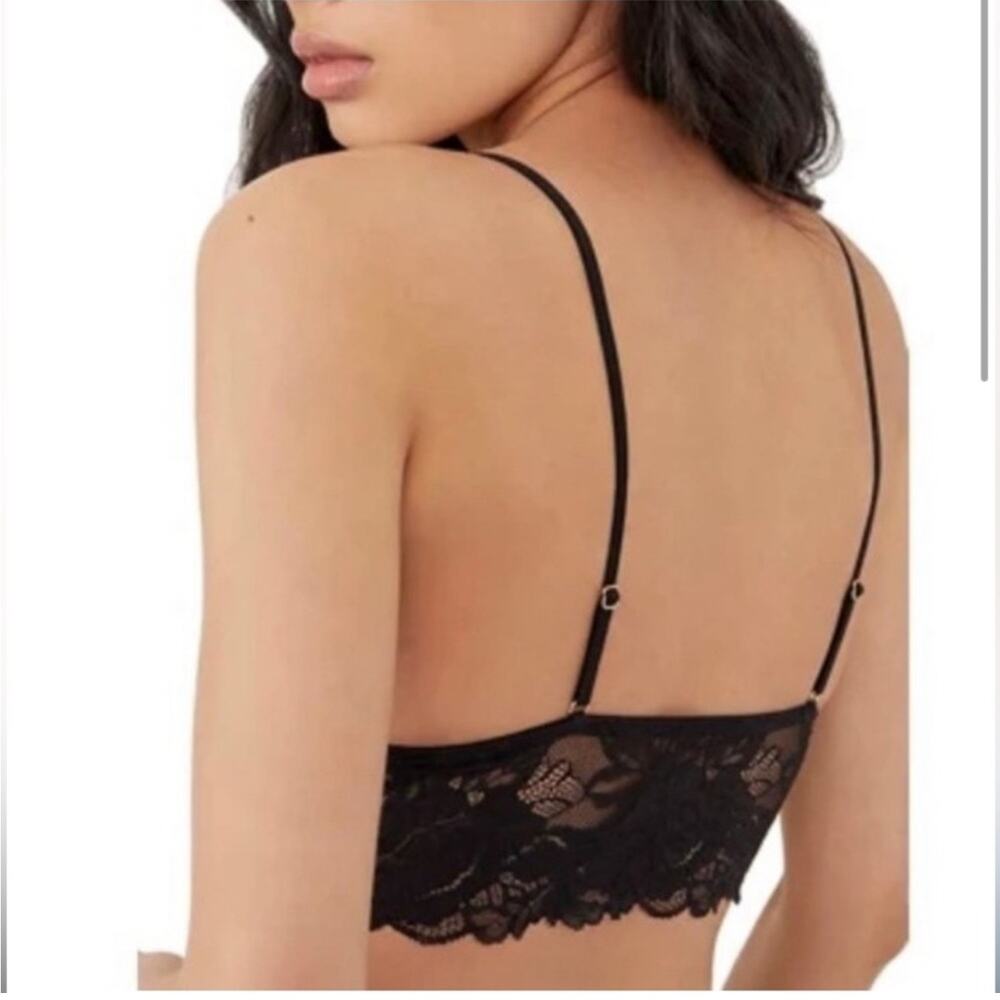 Free People Black Lace Bralette Camisole - Picture 6 of 7